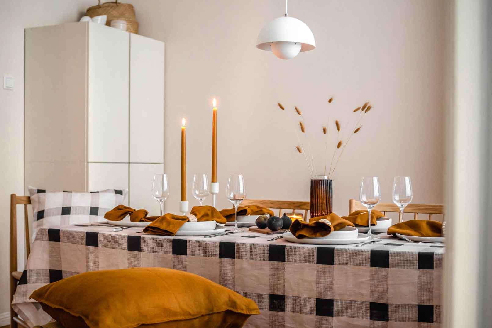 Herbstliches Tablesetting